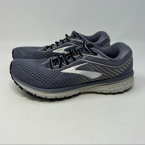 Brooks Shoes - Brooks Ghost 12 Blue Running Shoe N2512 Women's Size 7.5 Wide Lavender Purple
